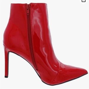 INC International Concepts Red Ankle Boots